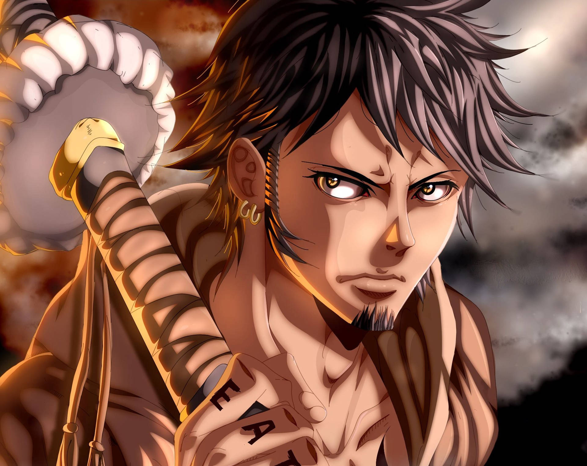 Anime Trafalgar Law One Piece Papel de Parede