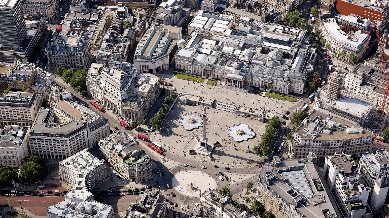 Trafalgar Square Aerial View Picture