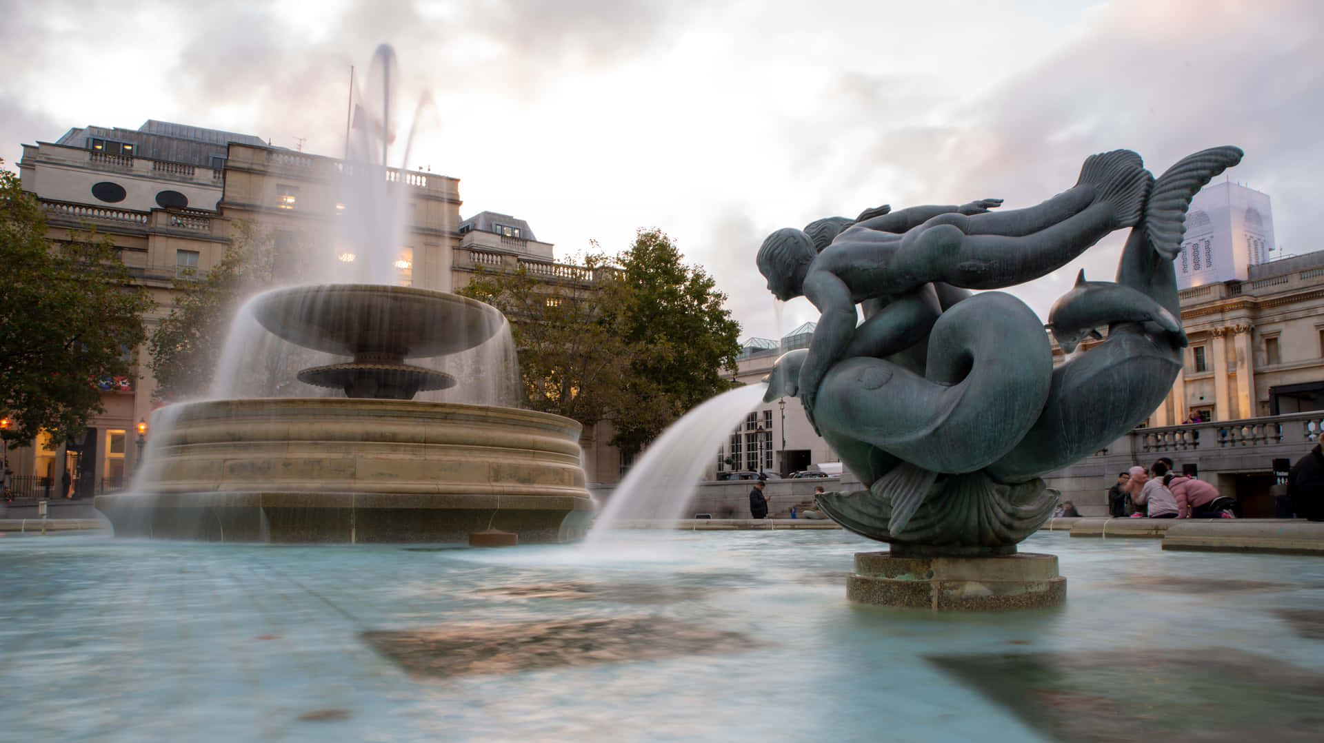 Trafalgar Square Mermaid Sculpture Picture