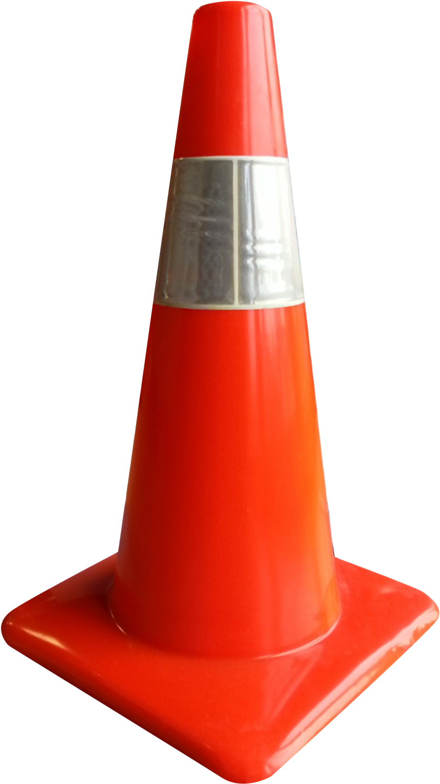 Traffic Cone Isolatedon Gray Background.png PNG