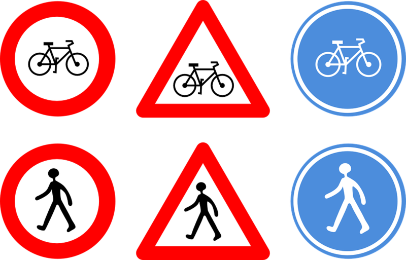Traffic Signsfor Cyclistsand Pedestrians PNG