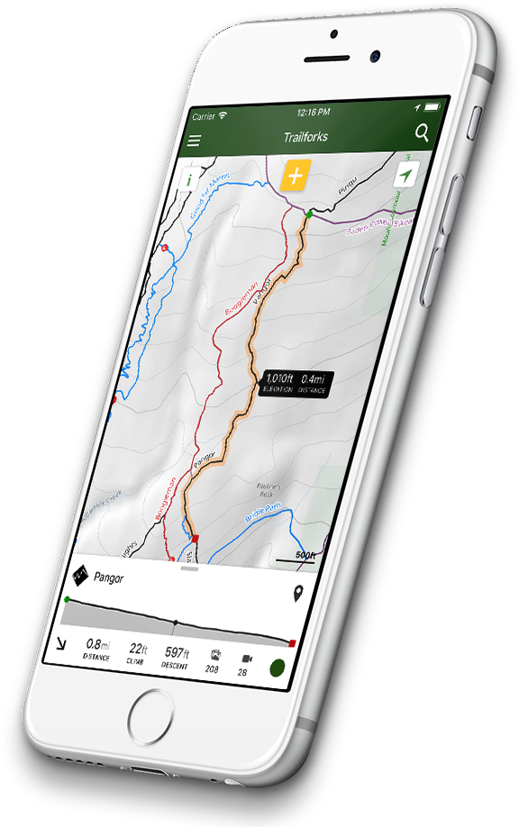 Trail Map Appi Phone Display PNG