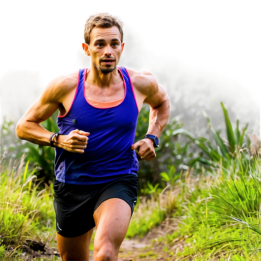 Trail Running Scenery Png Ral PNG