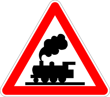 Train_ Crossing_ Warning_ Sign PNG