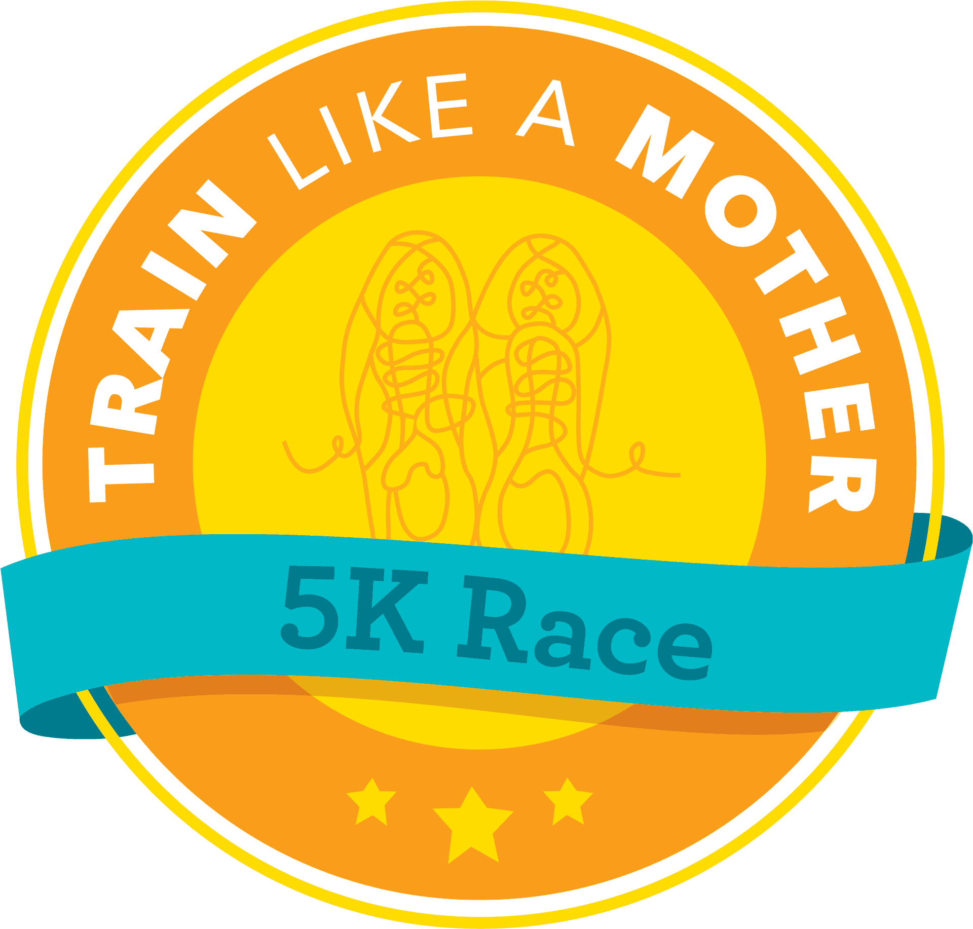 Train Like A Mother5 K Race Badge PNG