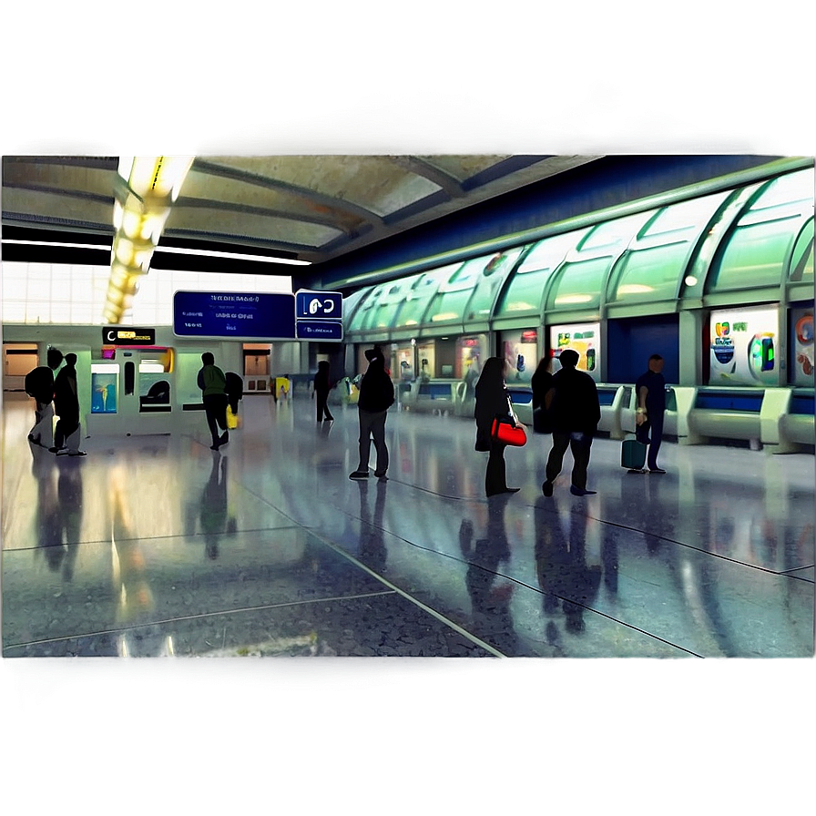 Train Station Terminal Png 10 PNG