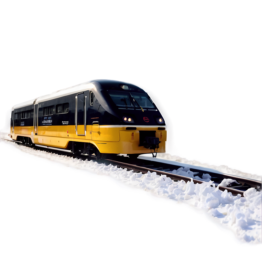 Train Track In Winter Png Ikd80 PNG