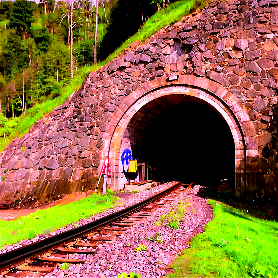 Train Tunnel Entrance Png Njn PNG