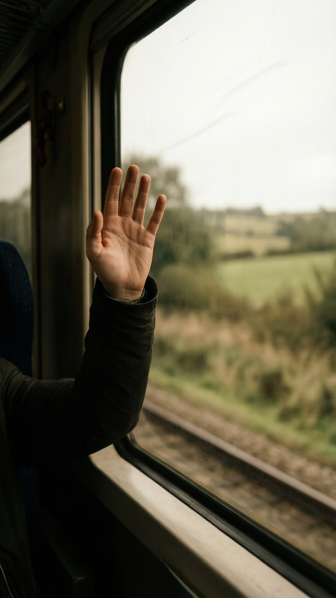 Train Window Wave Wallpaper