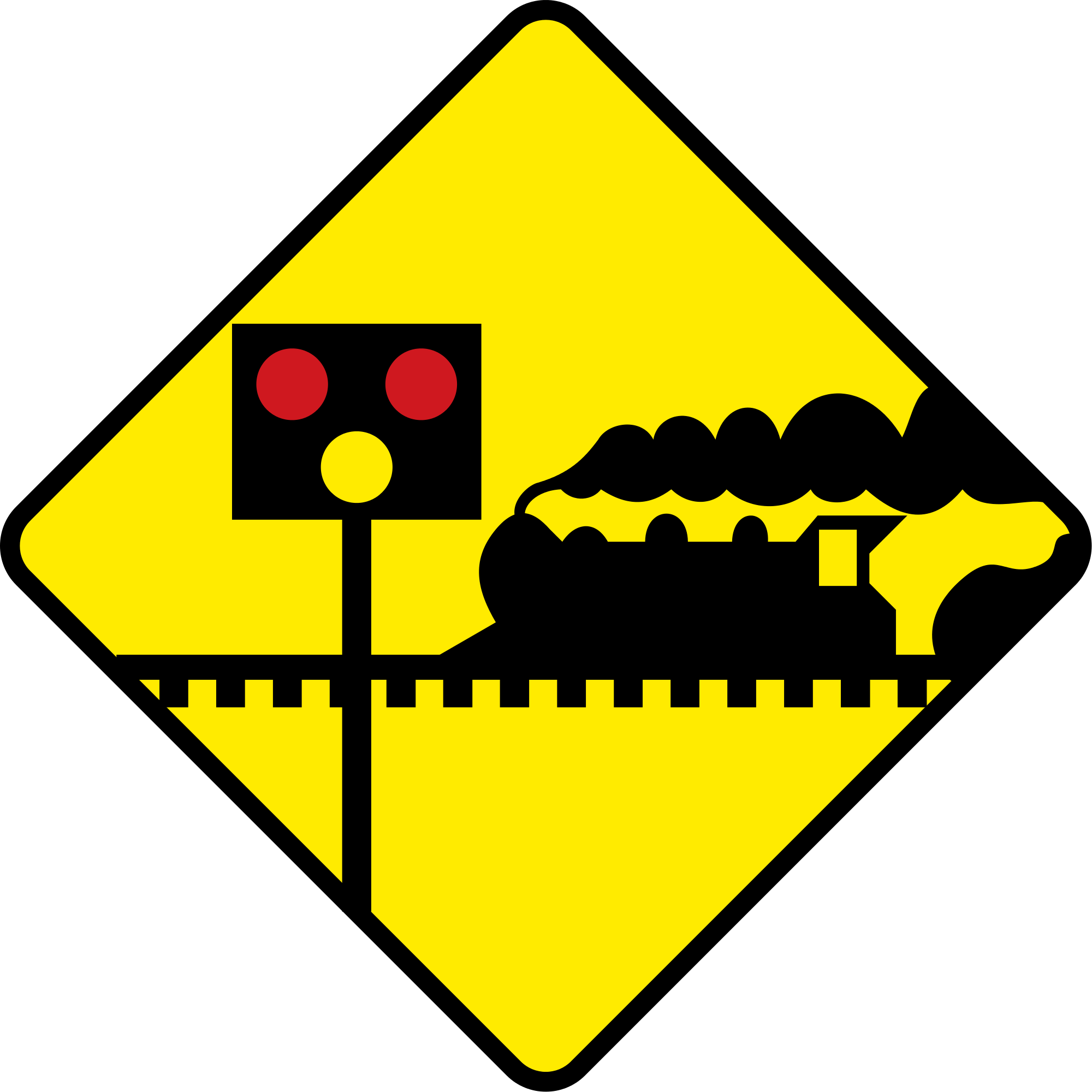 Train_ Crossing_ Warning_ Sign PNG