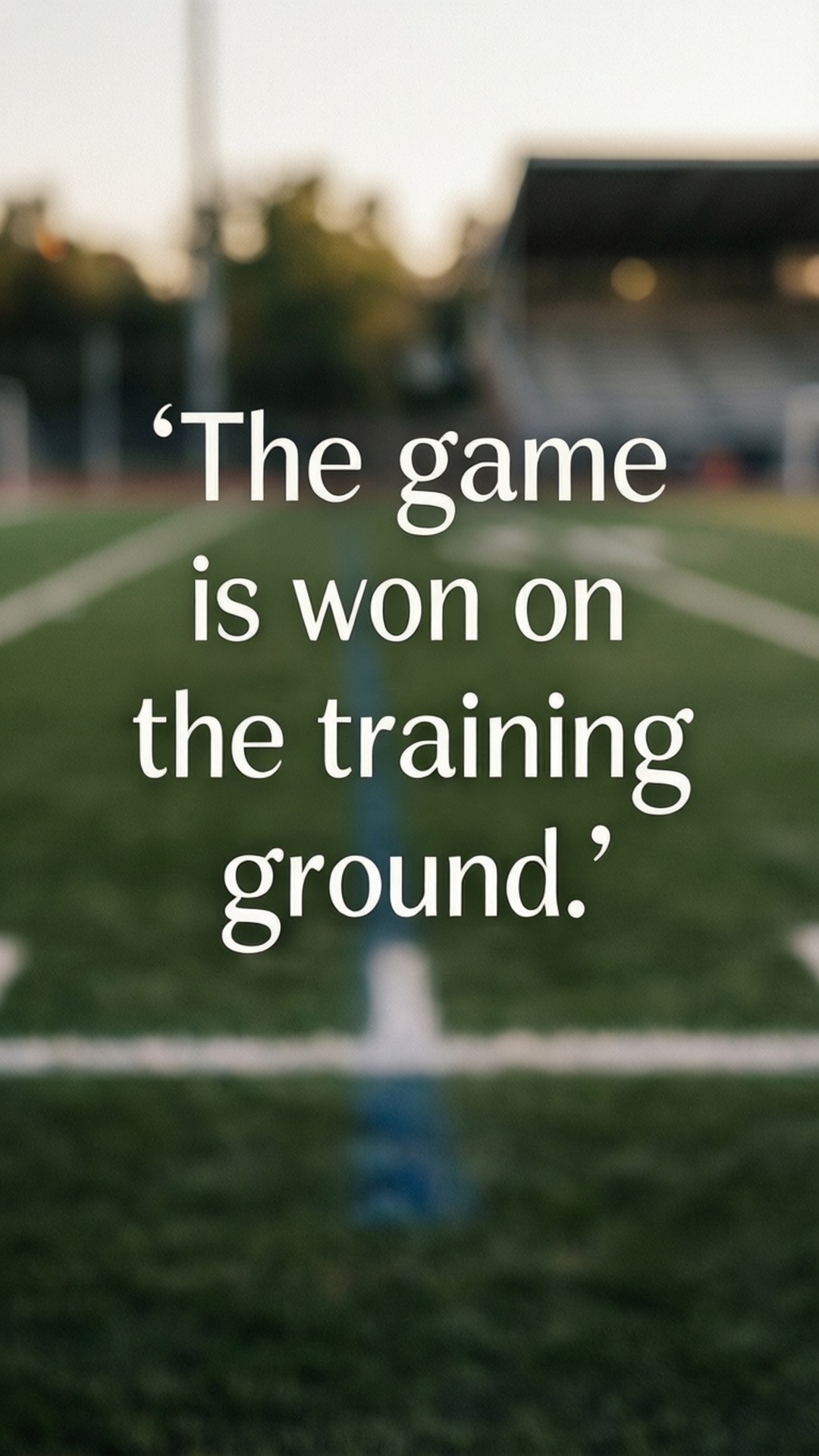 Weisheit vom Trainingsplatz Wallpaper
