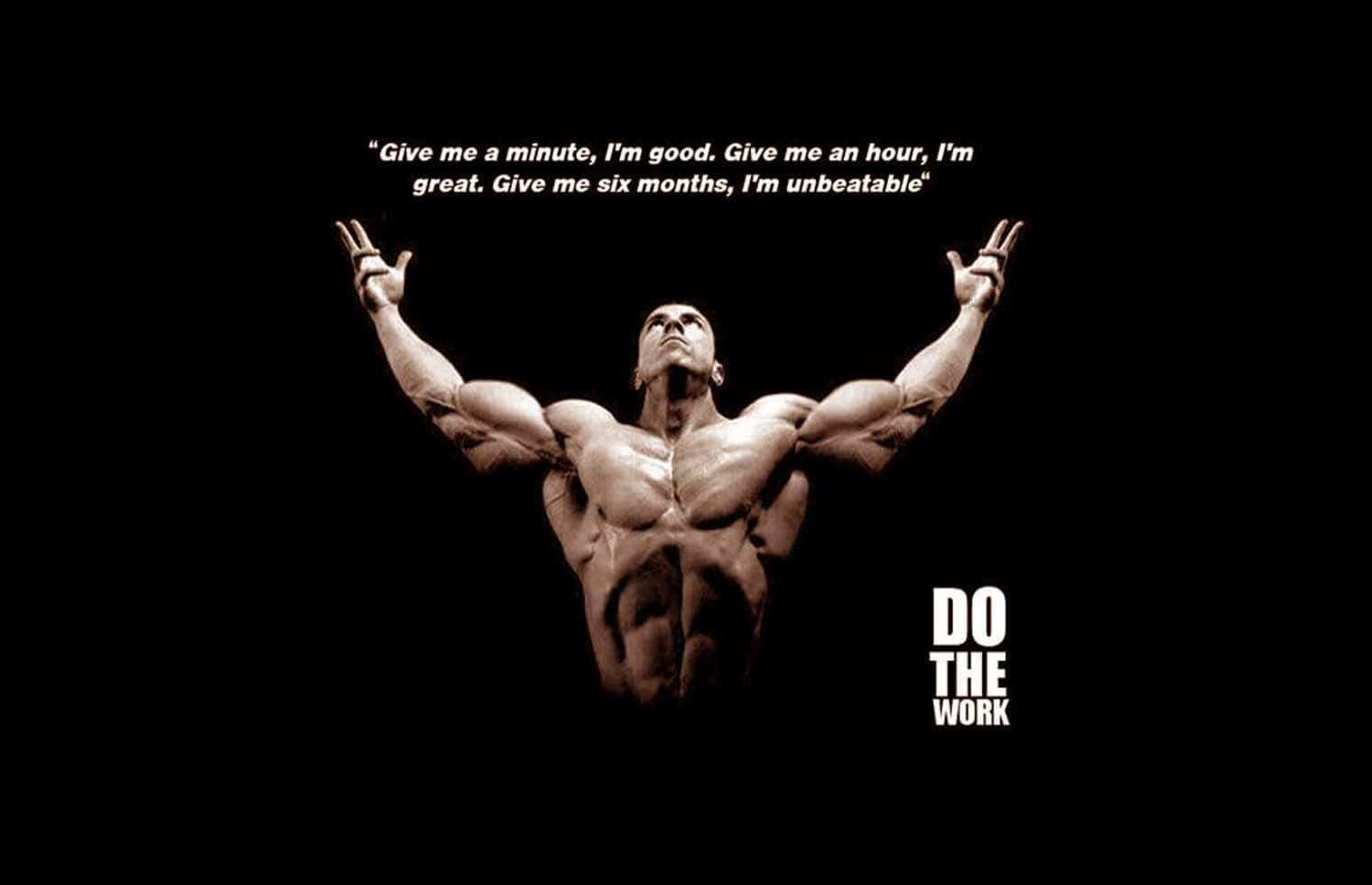 Training Motivational Quote Wallpaper