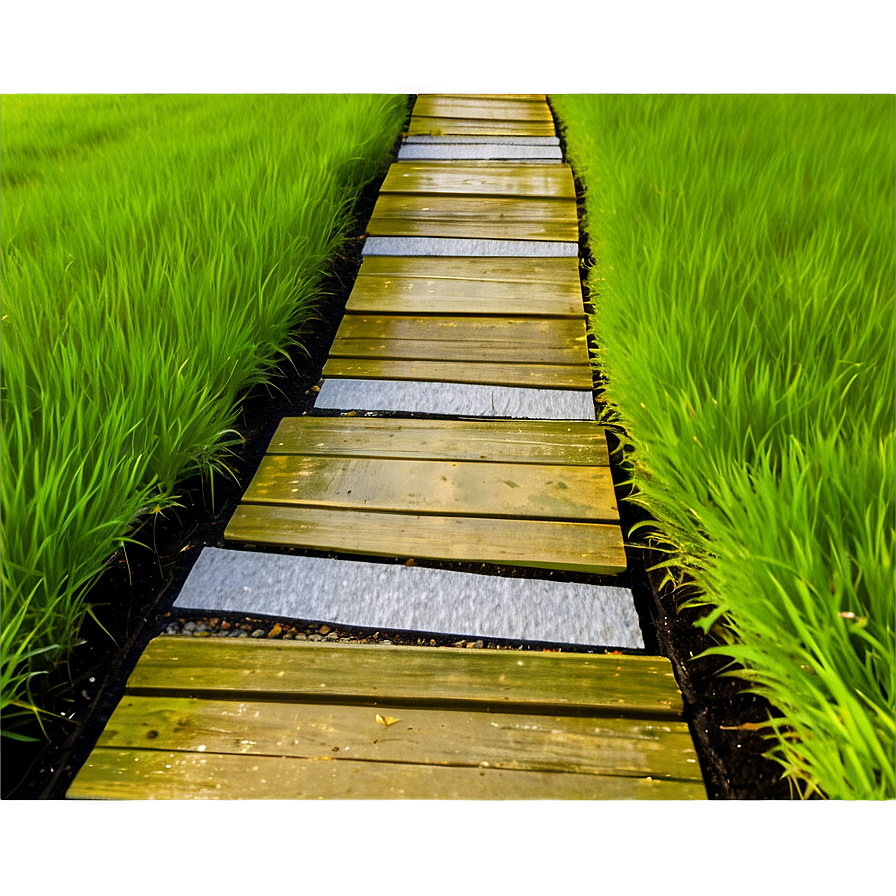Tranquil Grass Pathway Png Psf49 PNG