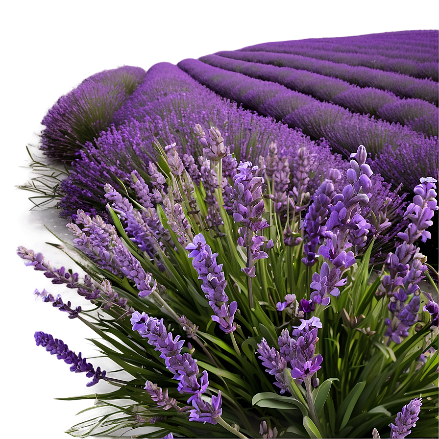 Tranquil Lavender Field Png Bch PNG