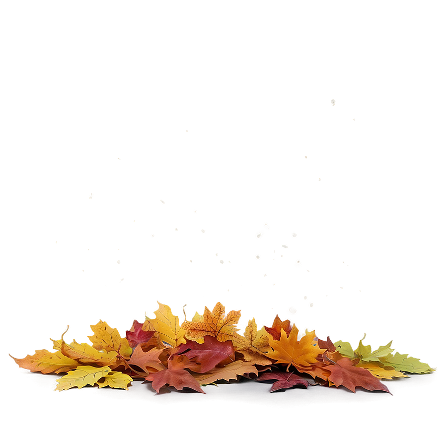 Tranquil Leaves Falling Png Qap68 PNG