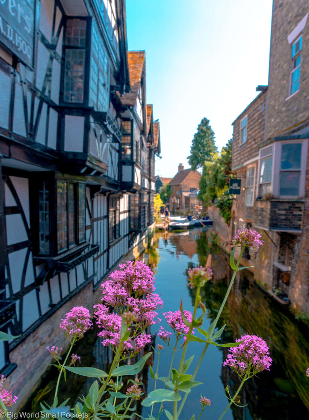 Lever De Soleil Tranquille Sur La Cathédrale De Canterbury Fond d'écran