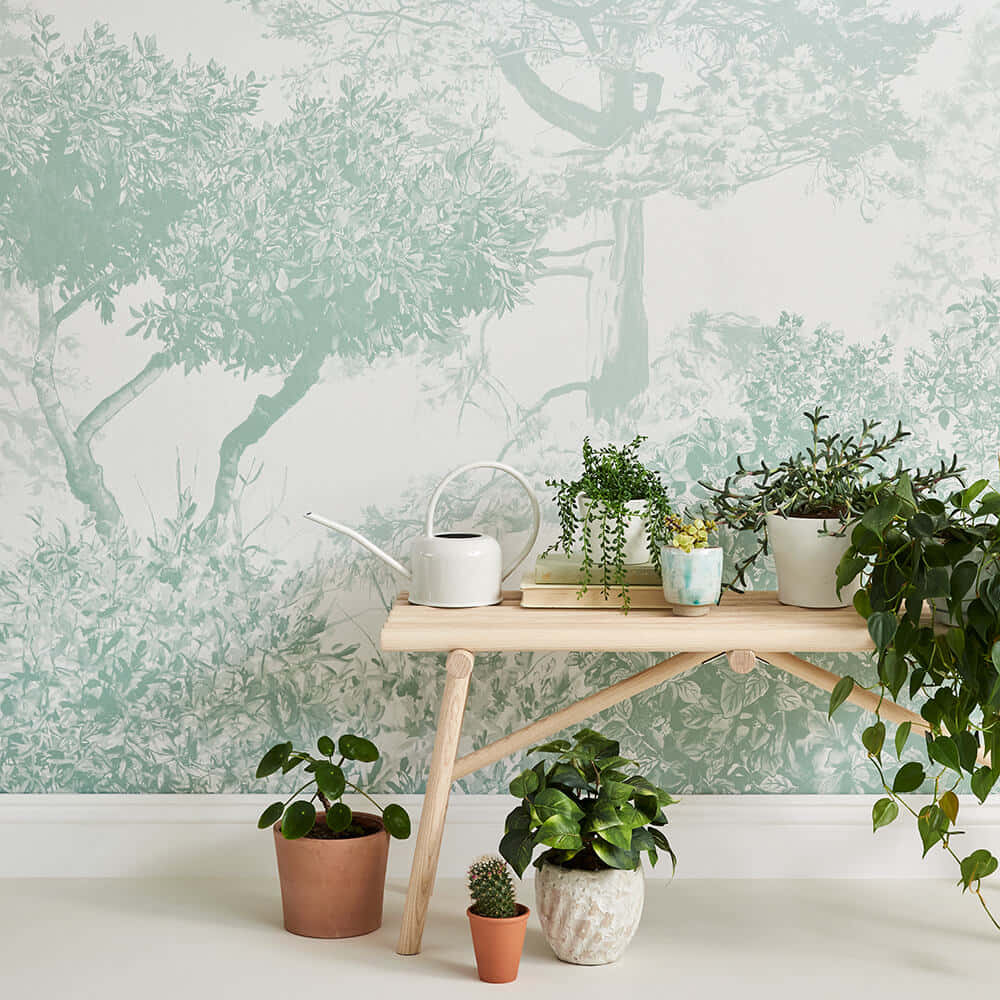 Tranquil Tree Mural Interior Wallpaper