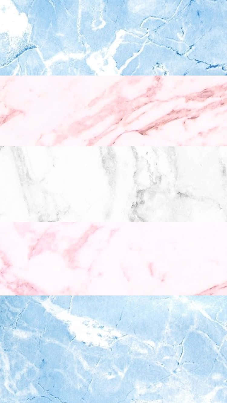 A Marble Background With A Transgender Flag Wallpaper
