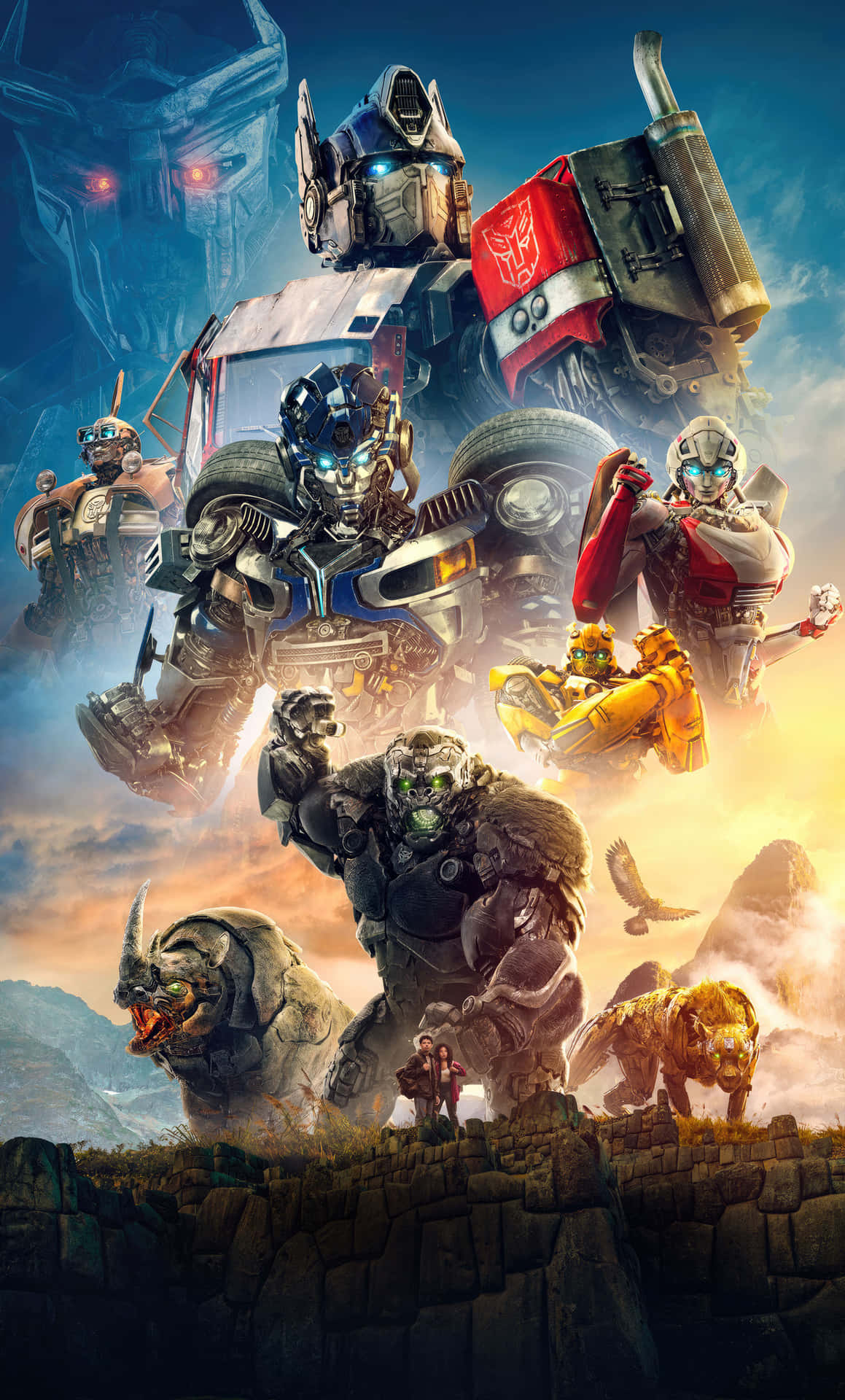 Transformers Battle Scene Wallpaper