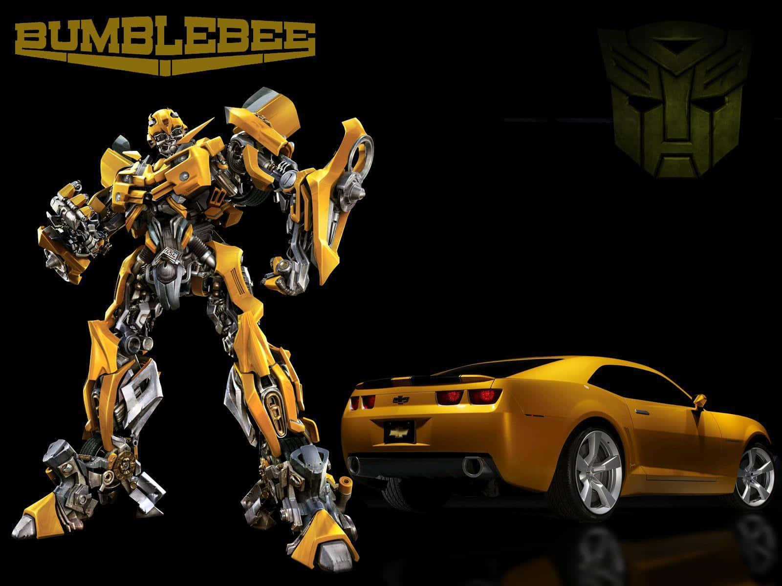 Join Bumblebee on the road to adventure Wallpaper