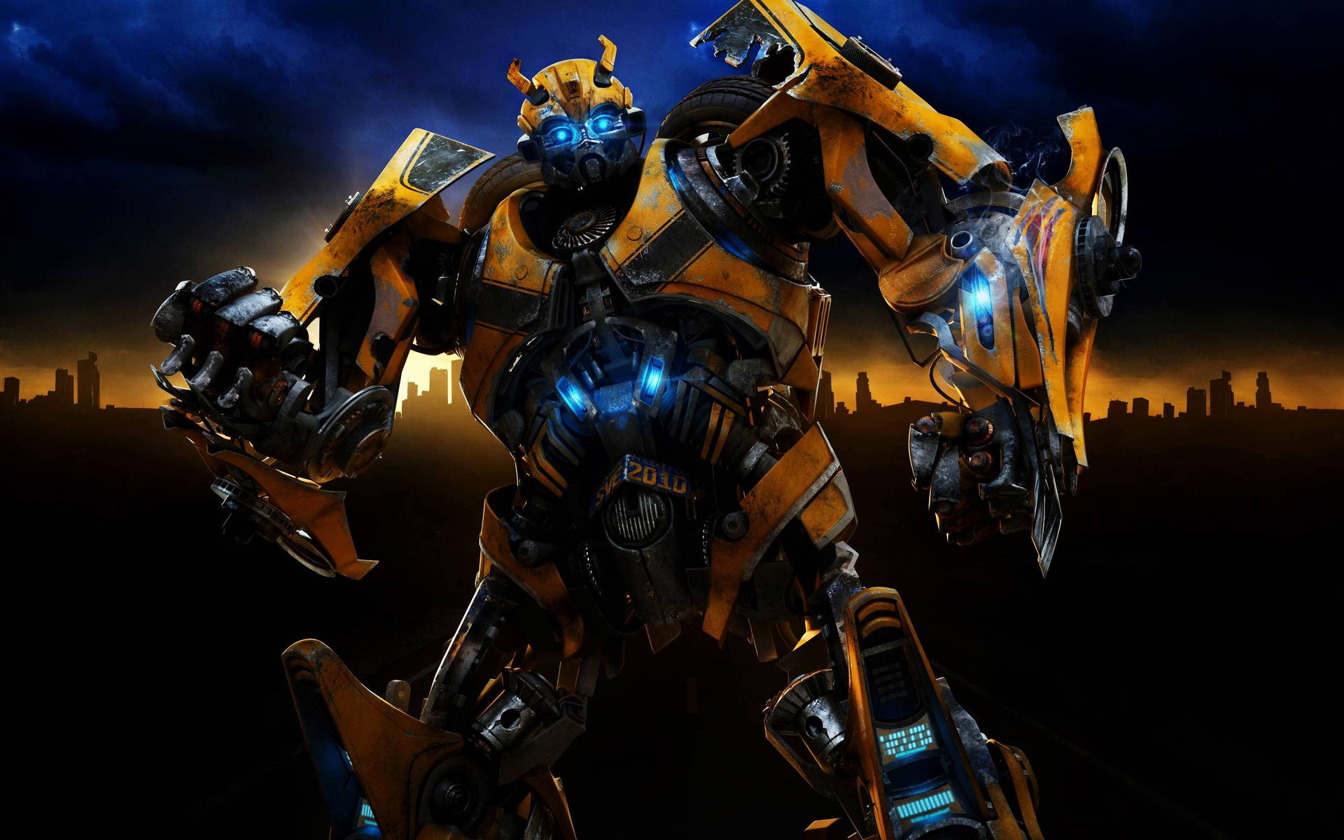 Transformers Bumblebee In City