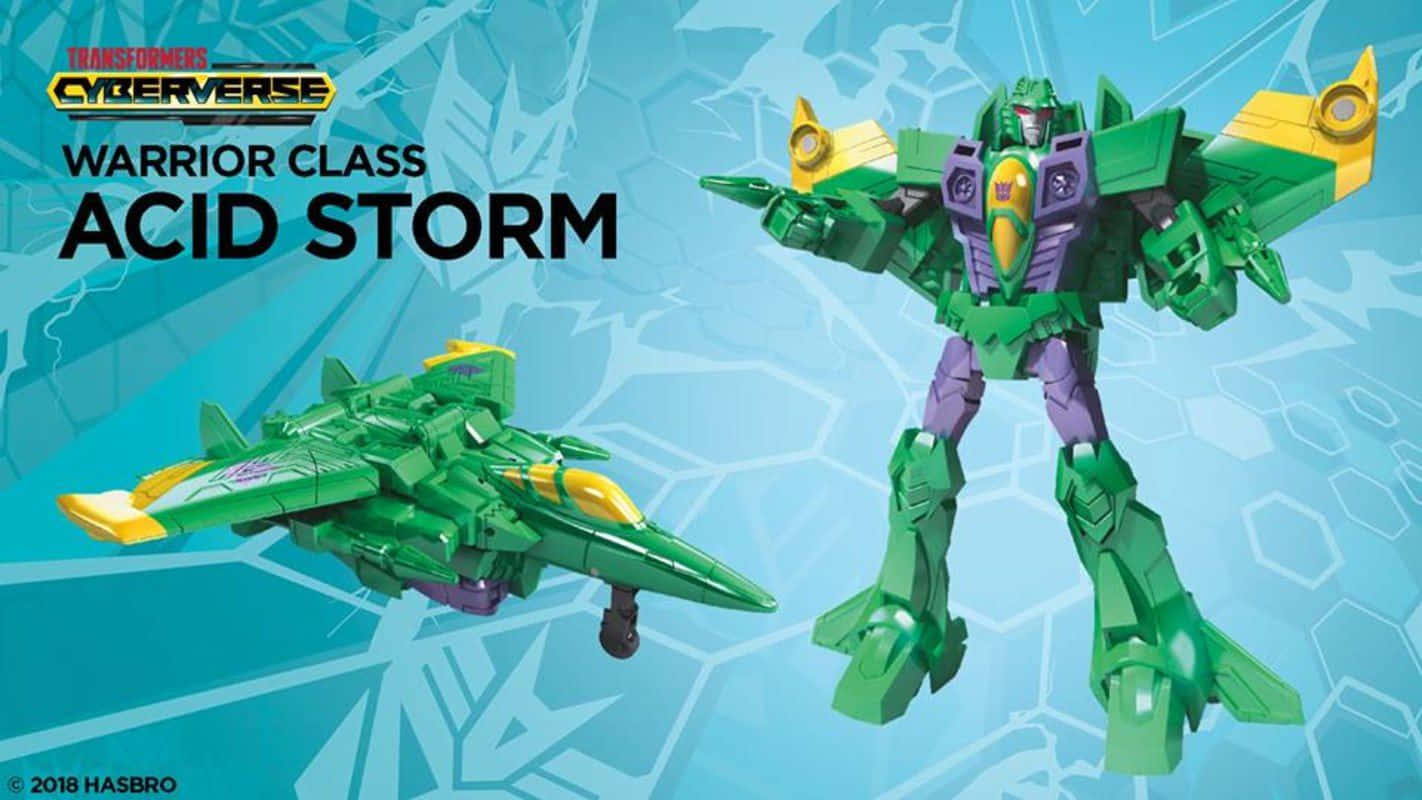 Transformers Cyberverse Acid Storm Action Figure Wallpaper