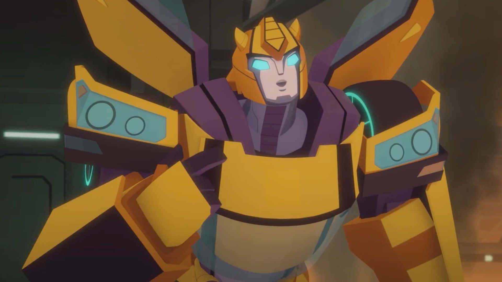 Transformers Cyberverse Glowing Eyes Wallpaper