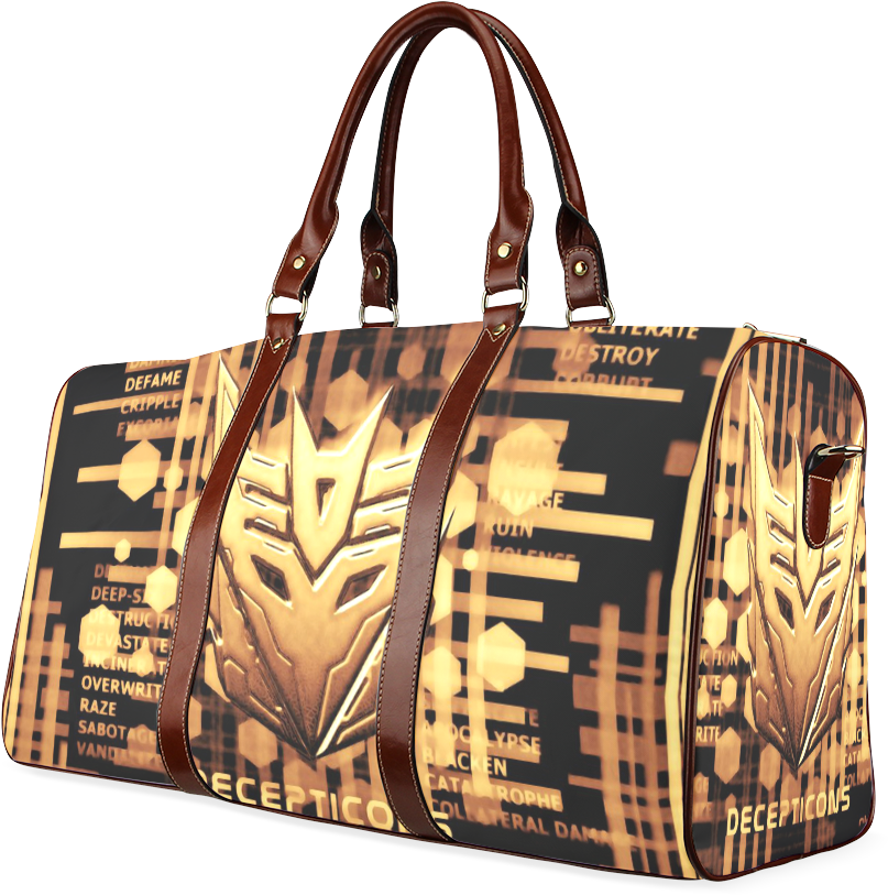 Transformers Decepticon Themed Handbag PNG
