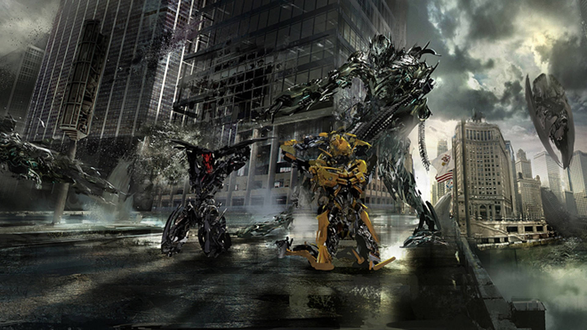 Transformers Megatron And Bumblebee