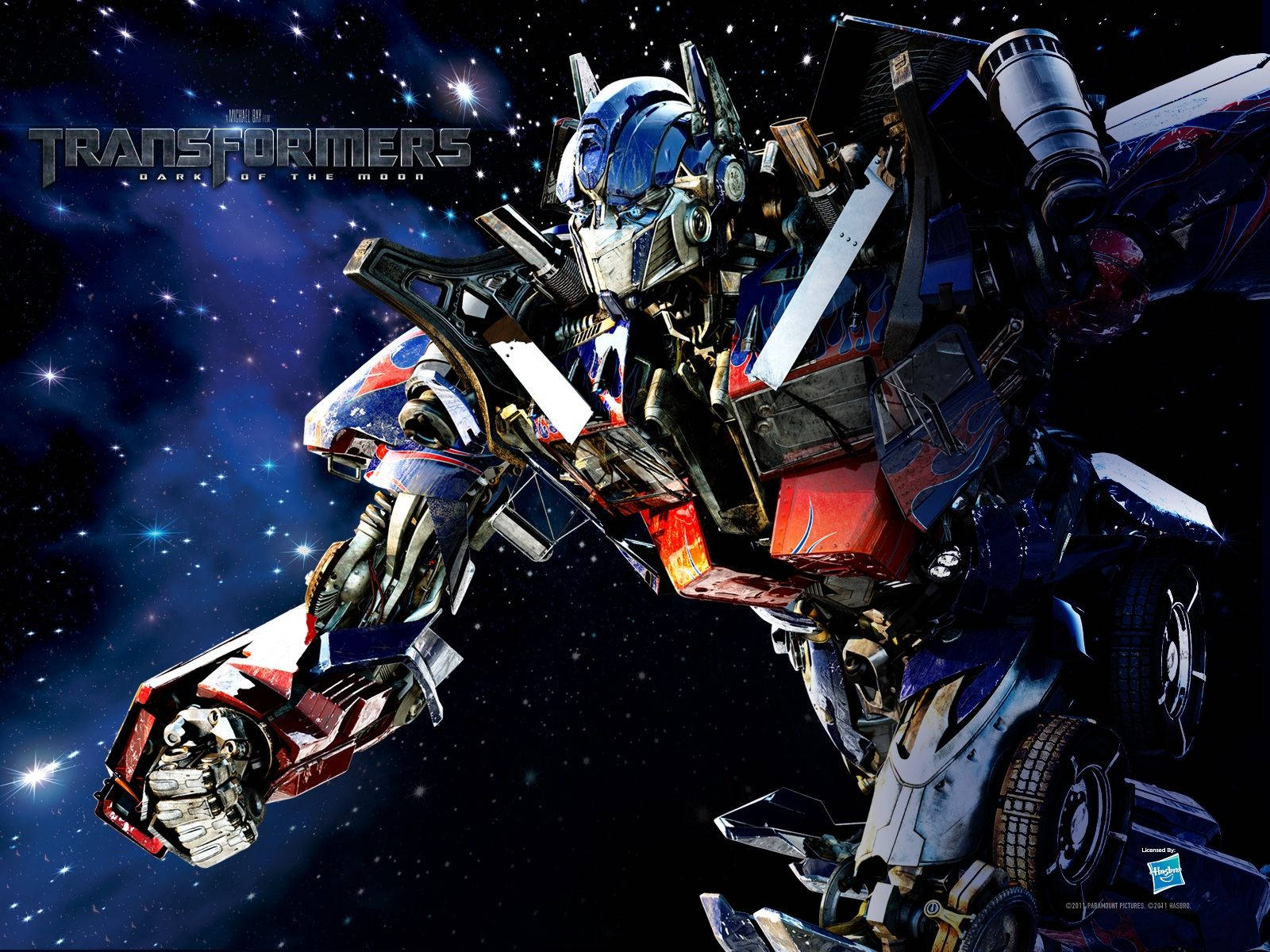 Download Transformers Optimus Prime Space Wallpaper 