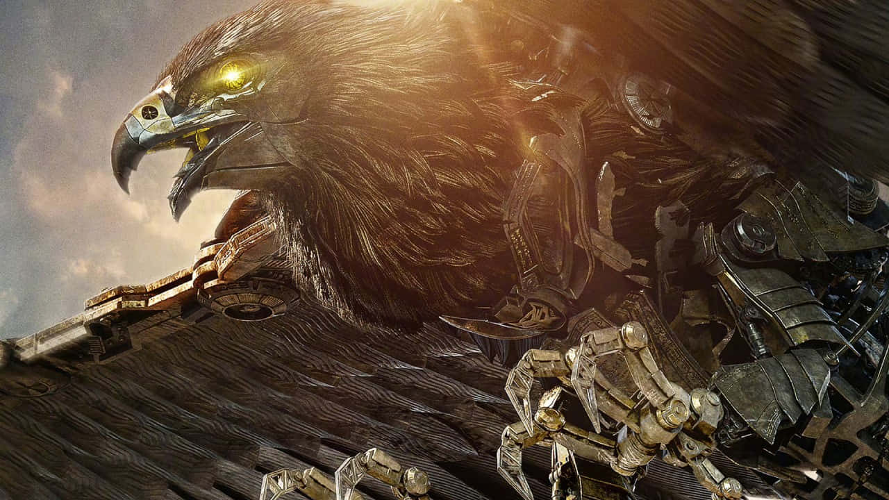 Transformers Rise Of The Beasts Eagle Robot Wallpaper
