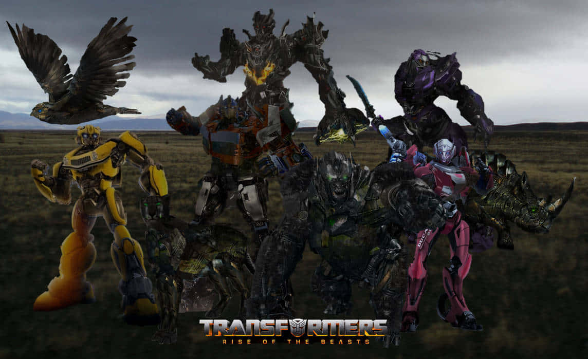 Transformers Riseofthe Beasts Character Lineup Wallpaper