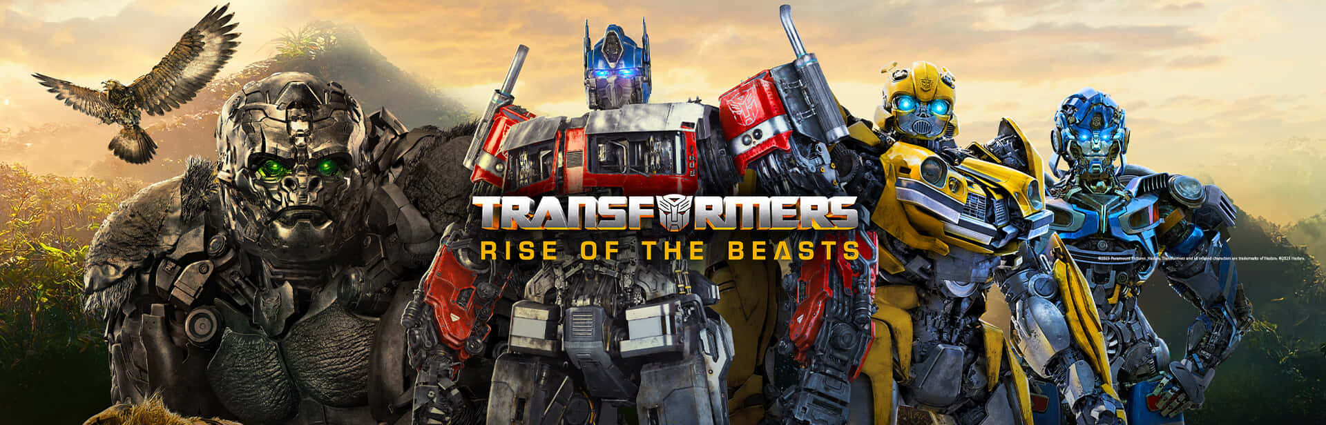 Transformers Riseofthe Beasts Official Artwork Wallpaper