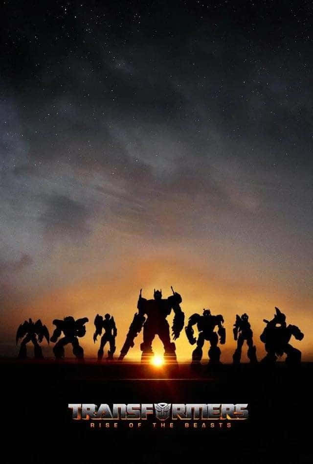 Transformers Riseofthe Beasts Silhouettes Wallpaper