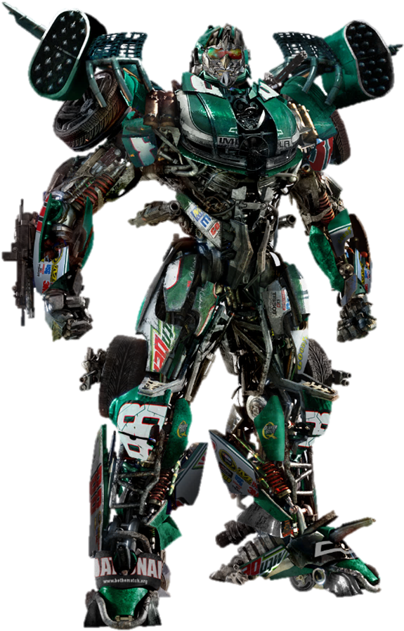 Transformers Robot Warrior Stance PNG