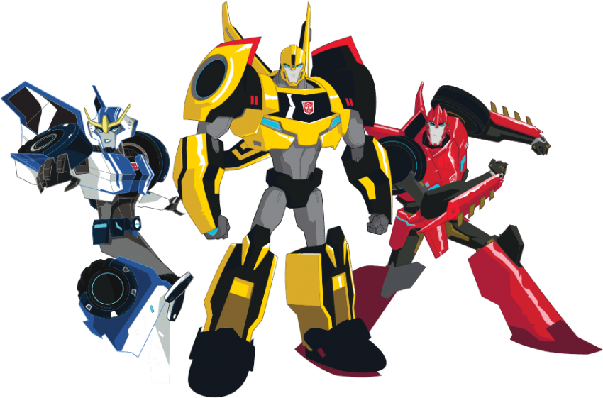 Transformers_ Animated_ Characters_ Pose PNG