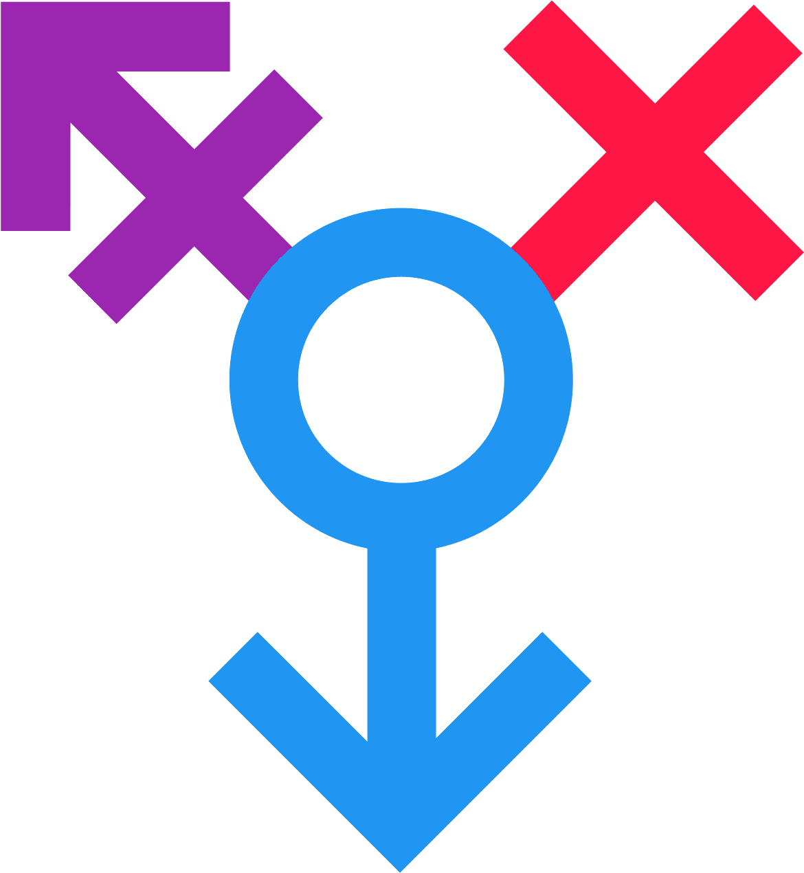 Transgender Symbol Illustration PNG