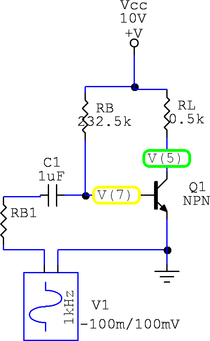 Transistor Amplifier Circuit Diagram PNG