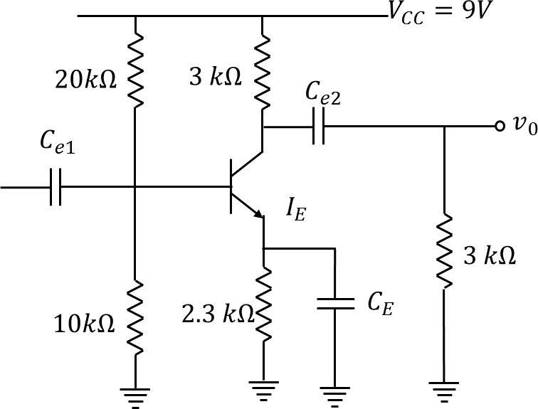 Transistor Amplifier Circuit Diagram PNG