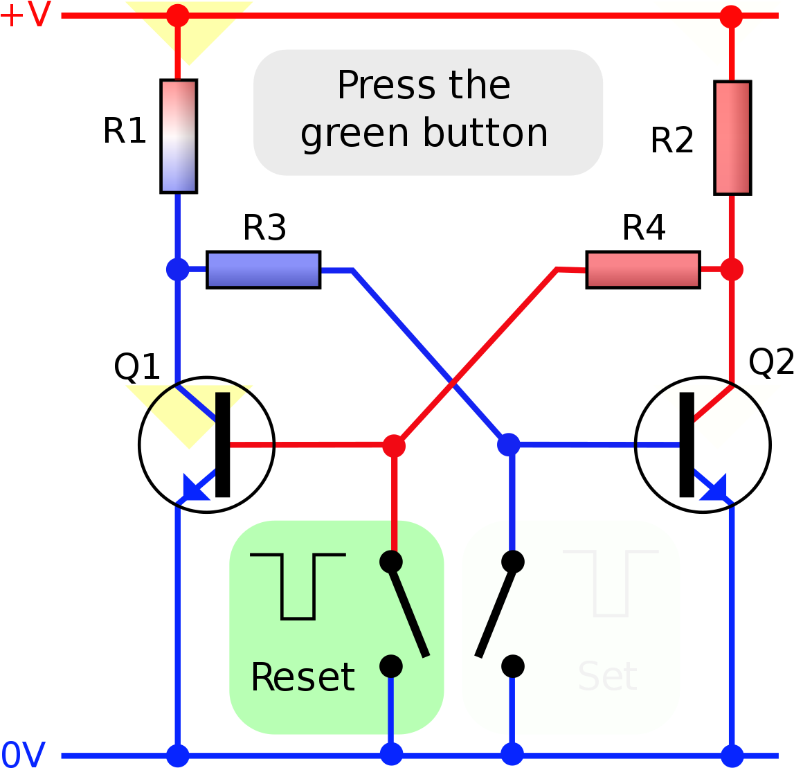 Transistor Based Circuit Diagram PNG