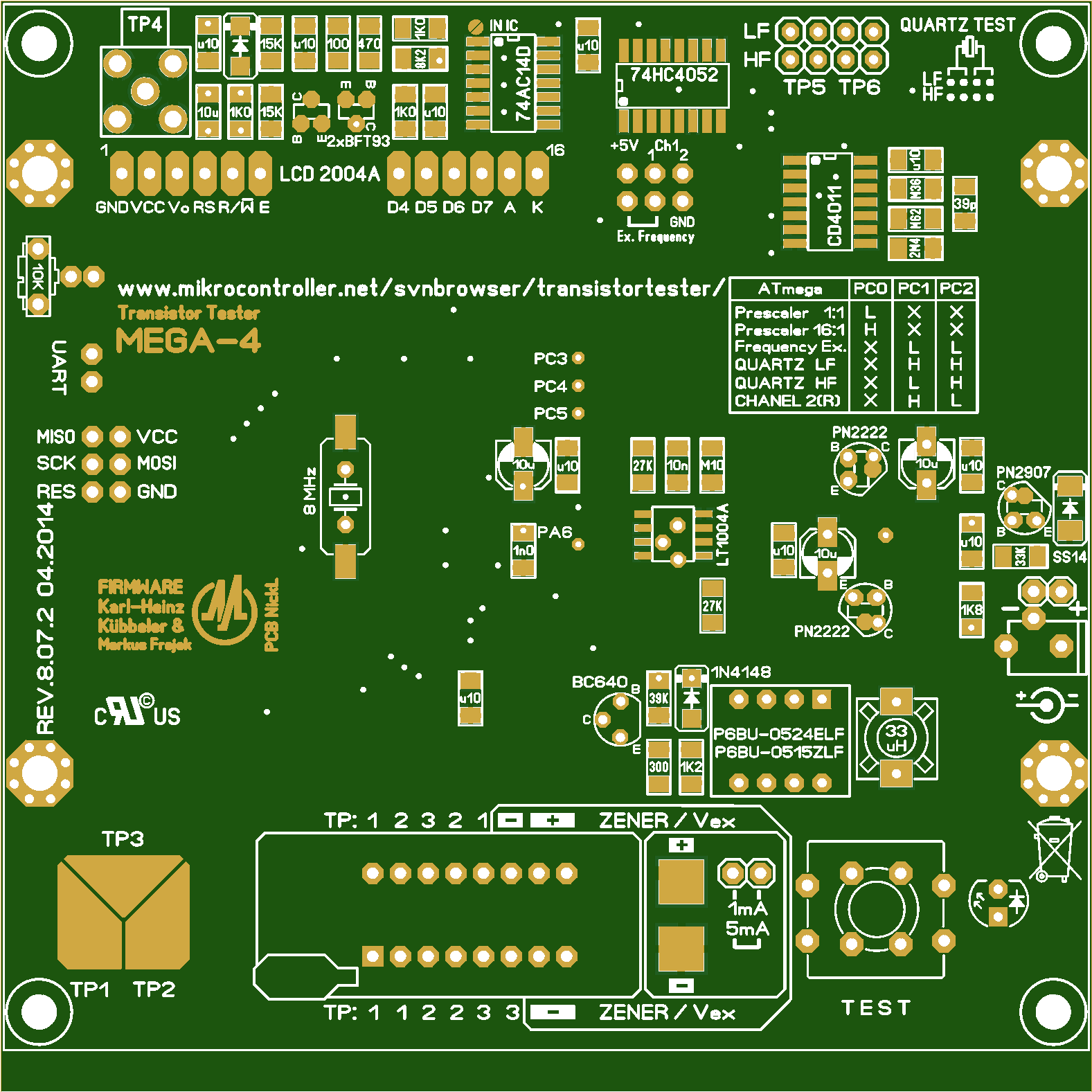 Transistor Tester P C B Design PNG