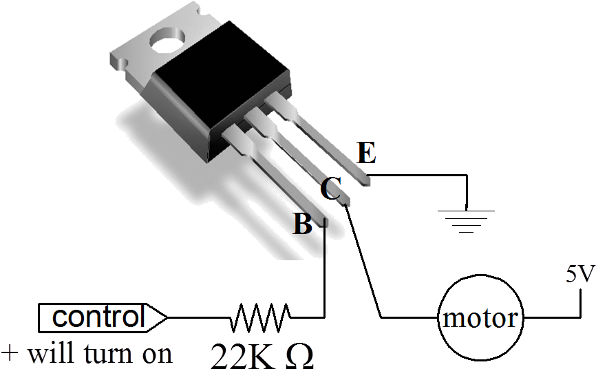 Transistor_ Motor_ Control_ Circuit_ Diagram PNG