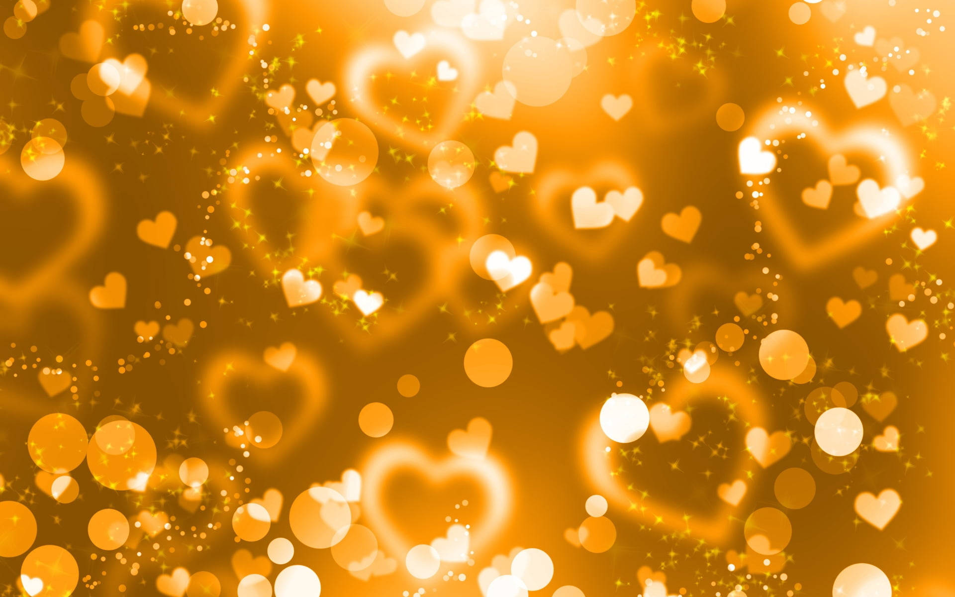 Translucent Gold Awesome Heart