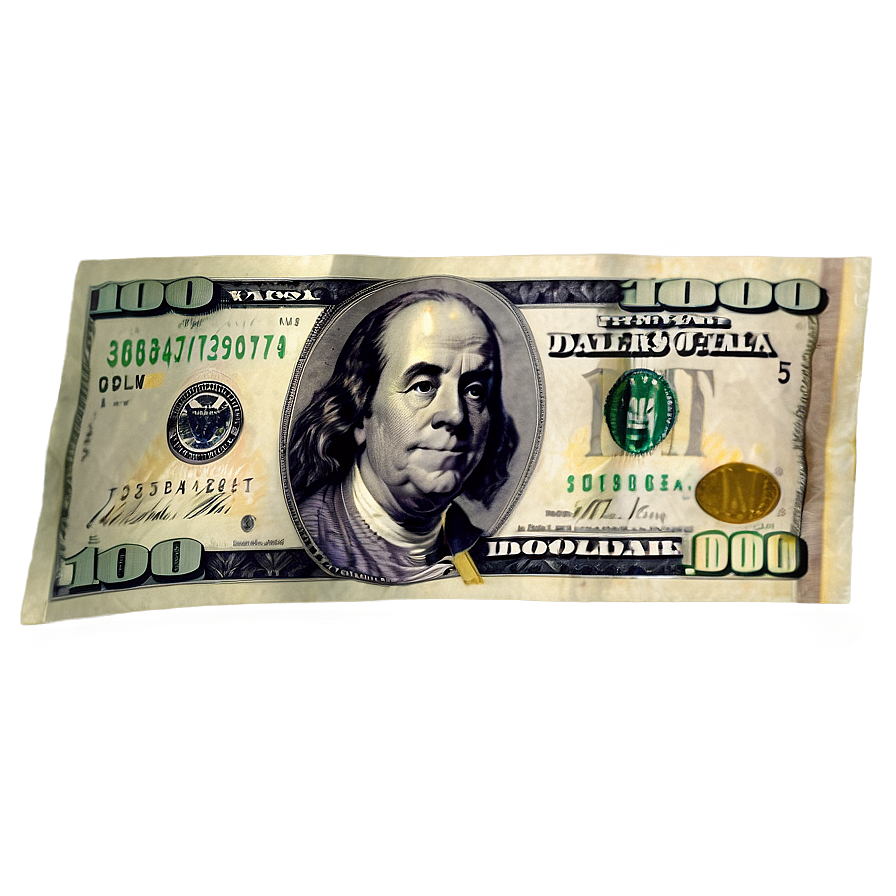 Transparent 100 Dollar Bill Png 05242024 PNG