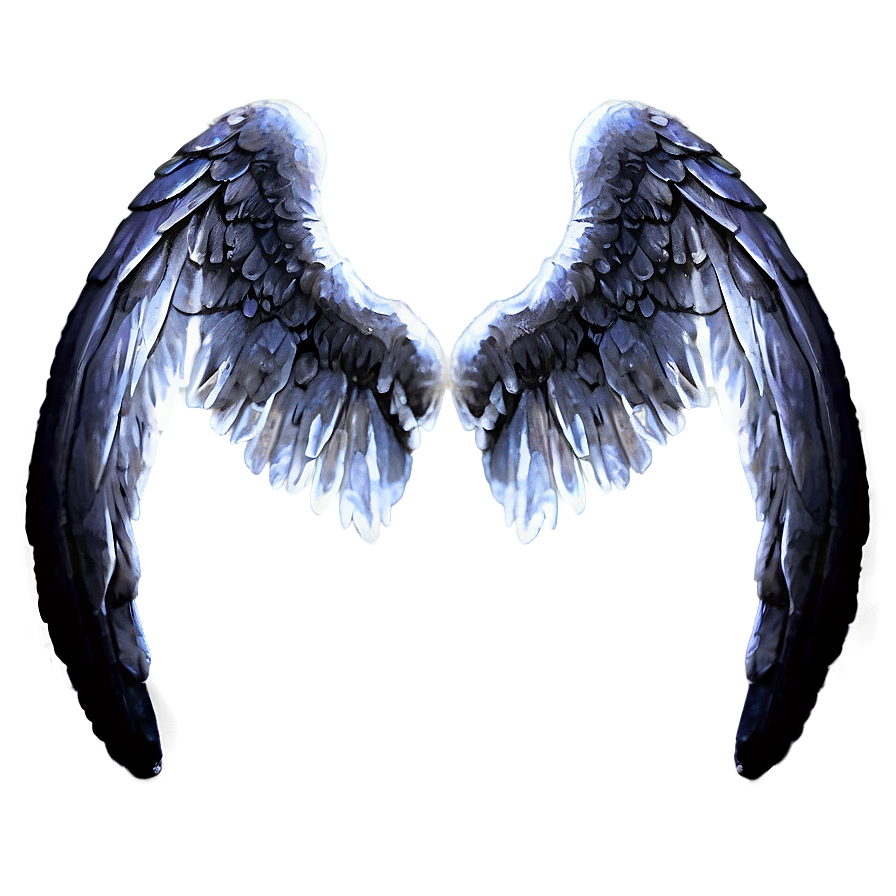 Download Transparent Angel Wings Design Png Veh | Wallpapers.com