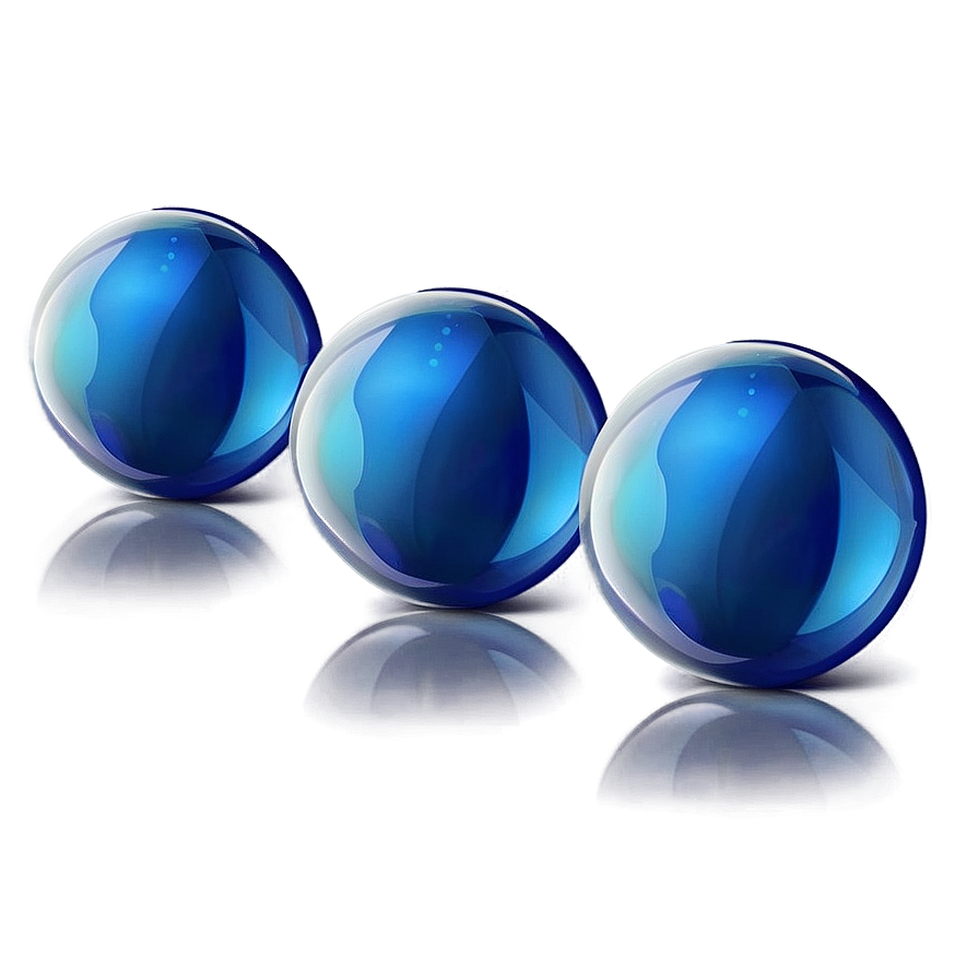 Transparent Blue Ball Png 06132024 PNG