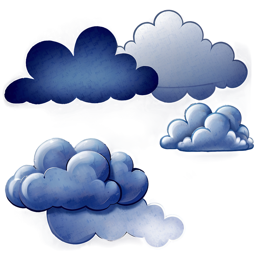 Transparent Blue Clouds Png 06202024 PNG