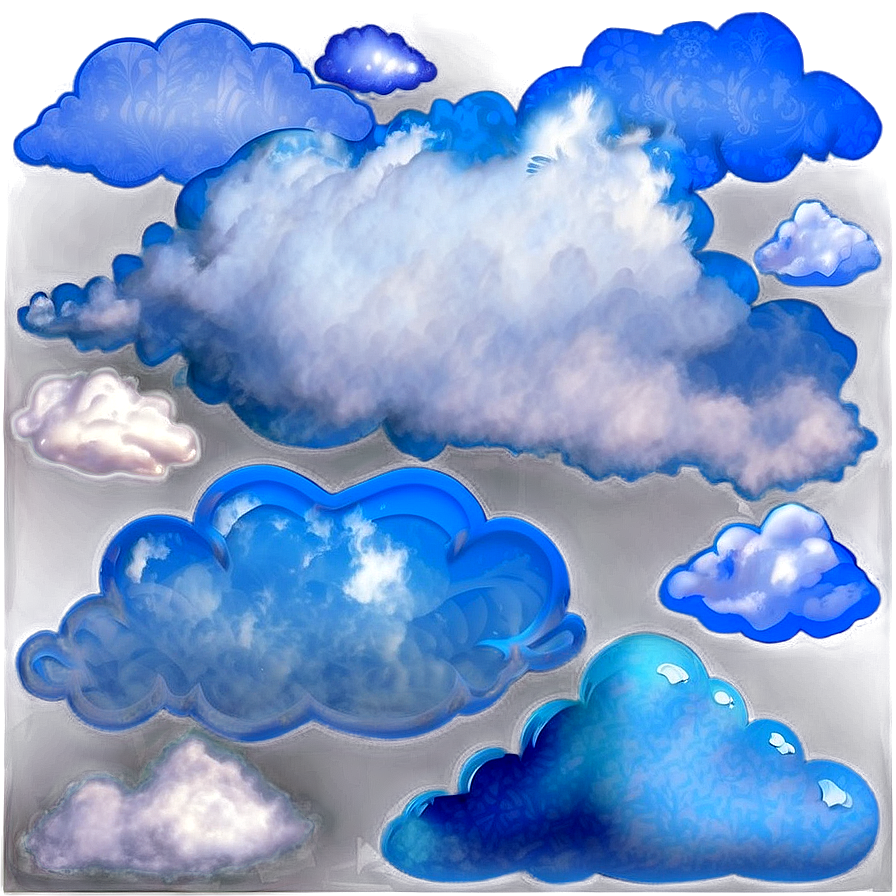 Transparent Blue Clouds Png Btf69 PNG