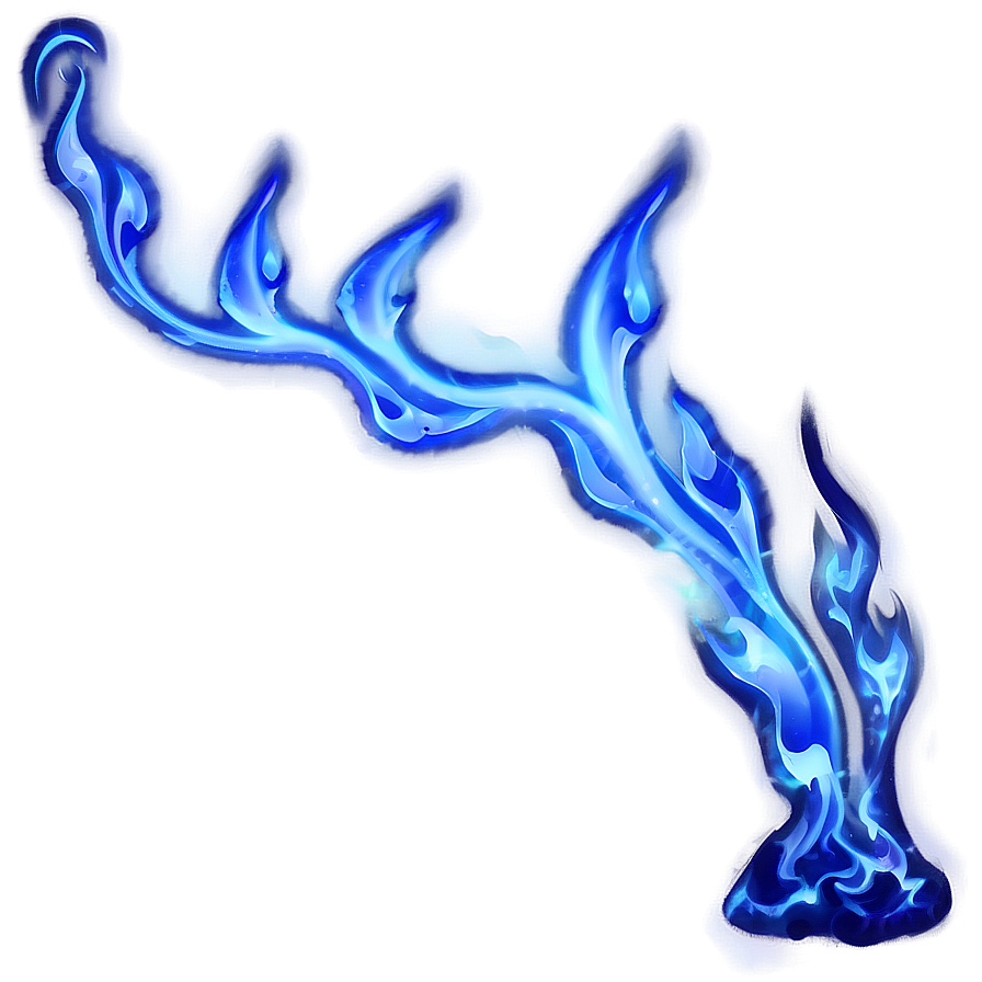 Transparent Blue Fire Png 05262024 PNG