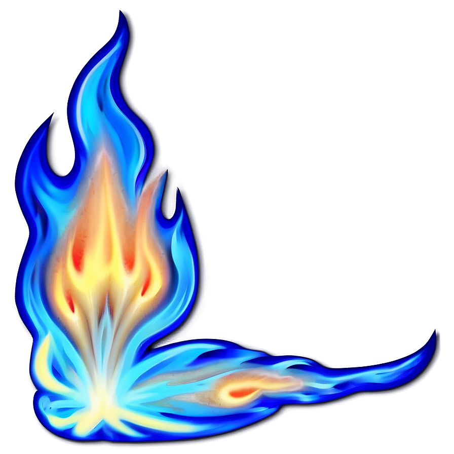 Transparent Blue Fire Png 36 PNG